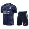 Officiële Voetbalshirt + Korte Broek Real Madrid Pre-Match 2024-25 Purper - Kids